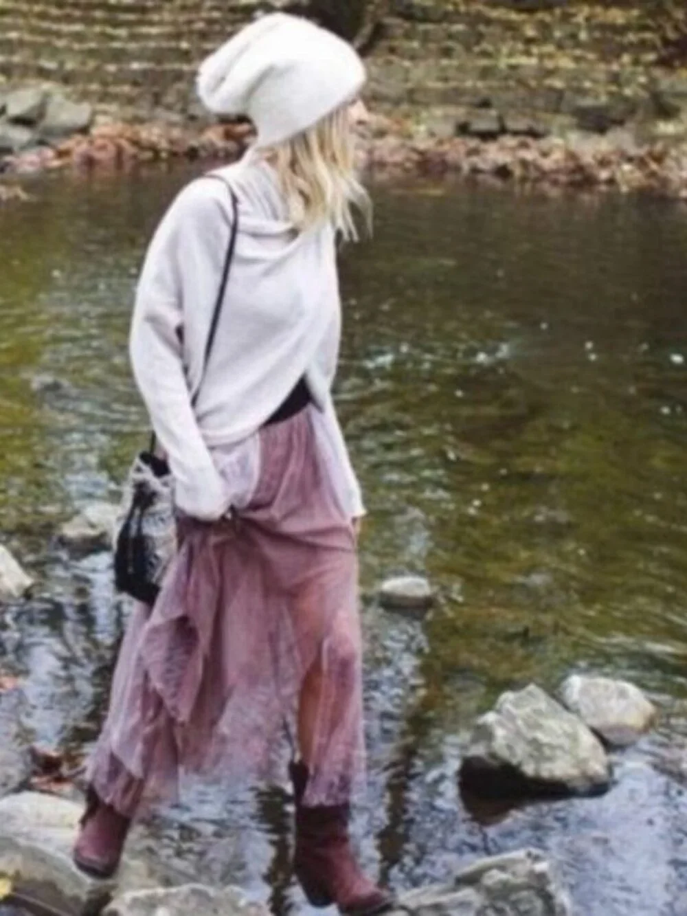 Free People Sugar Plum Purple Pink Maxi Mesh Tutu Skirt
